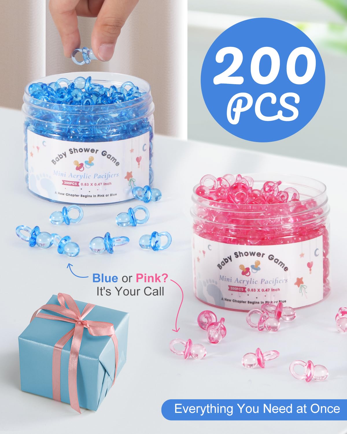 DUIJINYU 200pcs bulk pacifiers for party planning and large events.