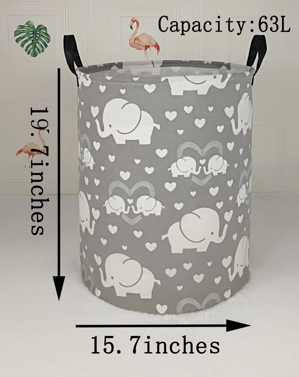 DUYIY portable storage bin shown in a car trunk for travel convenience.