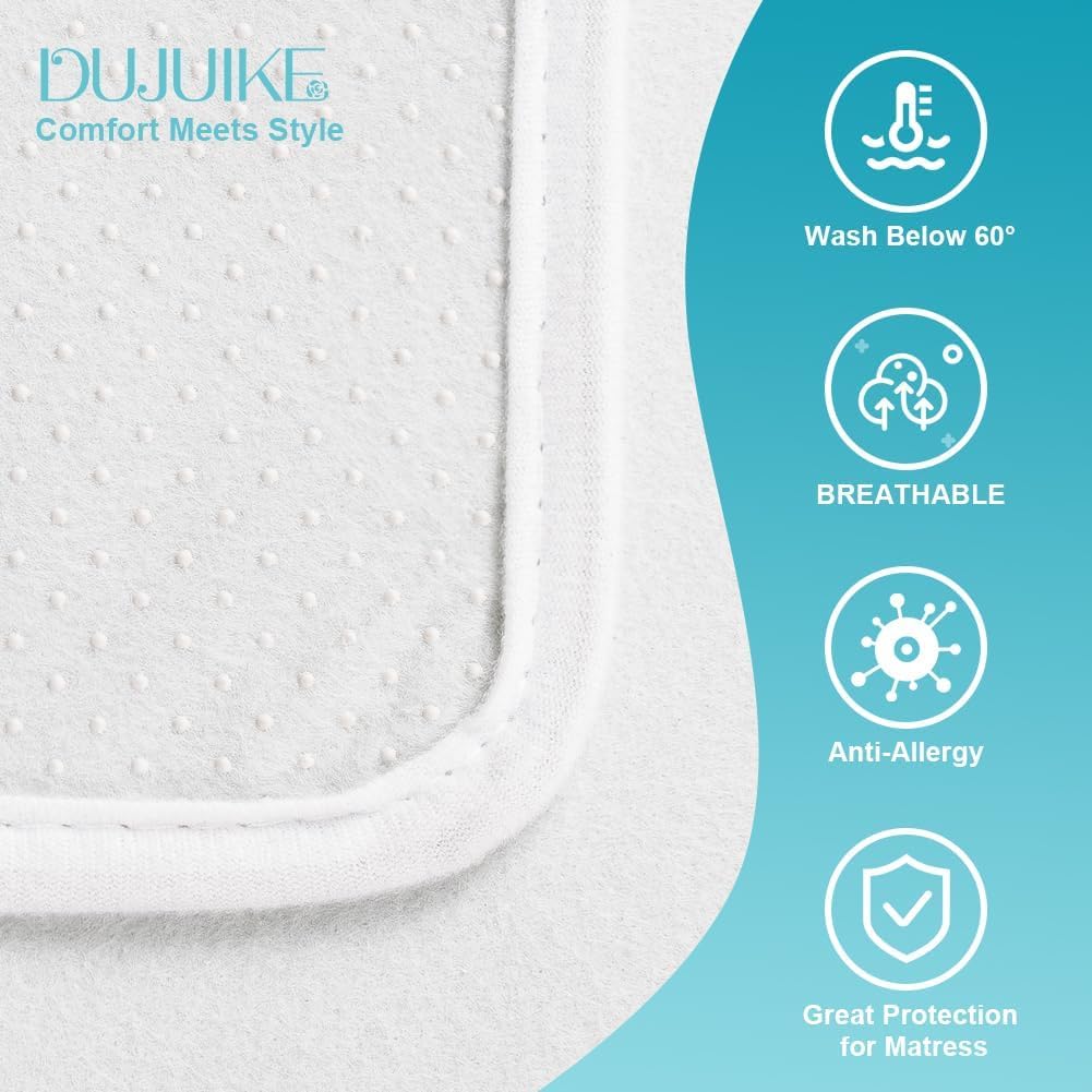 DUJUIKE is machine washable, easing cleanup after spills or daily use.