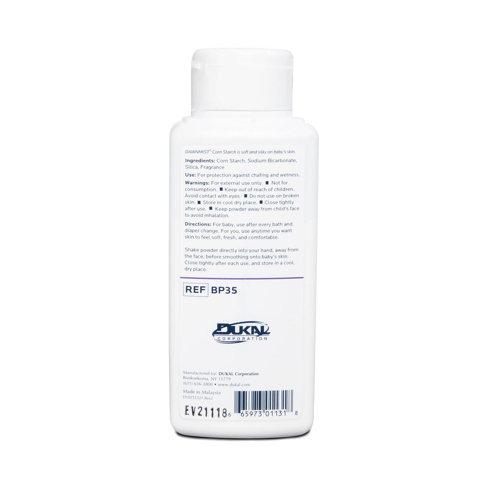 DawnMist Dukal application on skin showing softening and comfort after bath