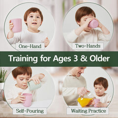 Dulce Worlds Sugarcane Kids Cup dishwasher-safe icon signals simple cleanup.