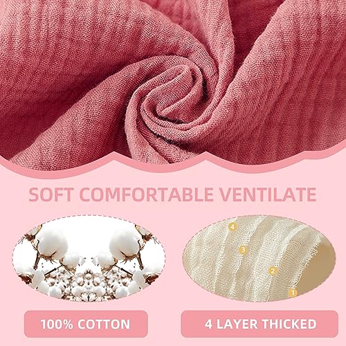 duludulu pink-pattern bibs for girls paired with stylish outfits