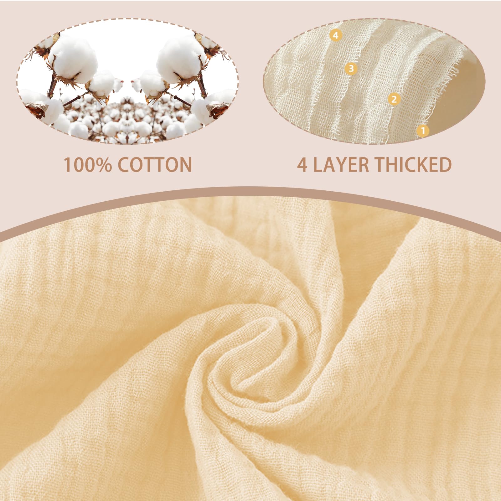 duludulu muslin bibs provide full-coverage protection for messier meals