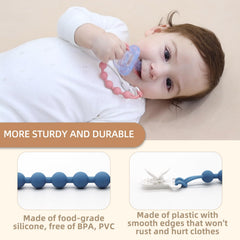 duludulu rust-free clip silicone binky holder offers reliable grip over time.