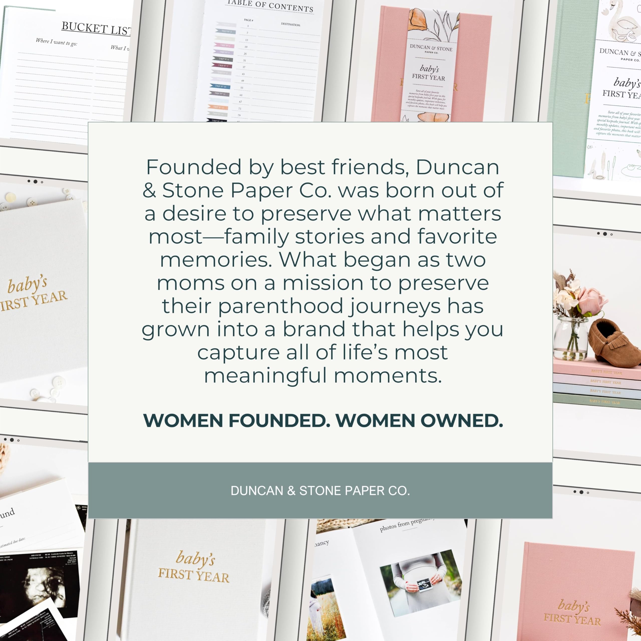 Duncan & Stone Cream packaging preserves the keepsake during gifting.
