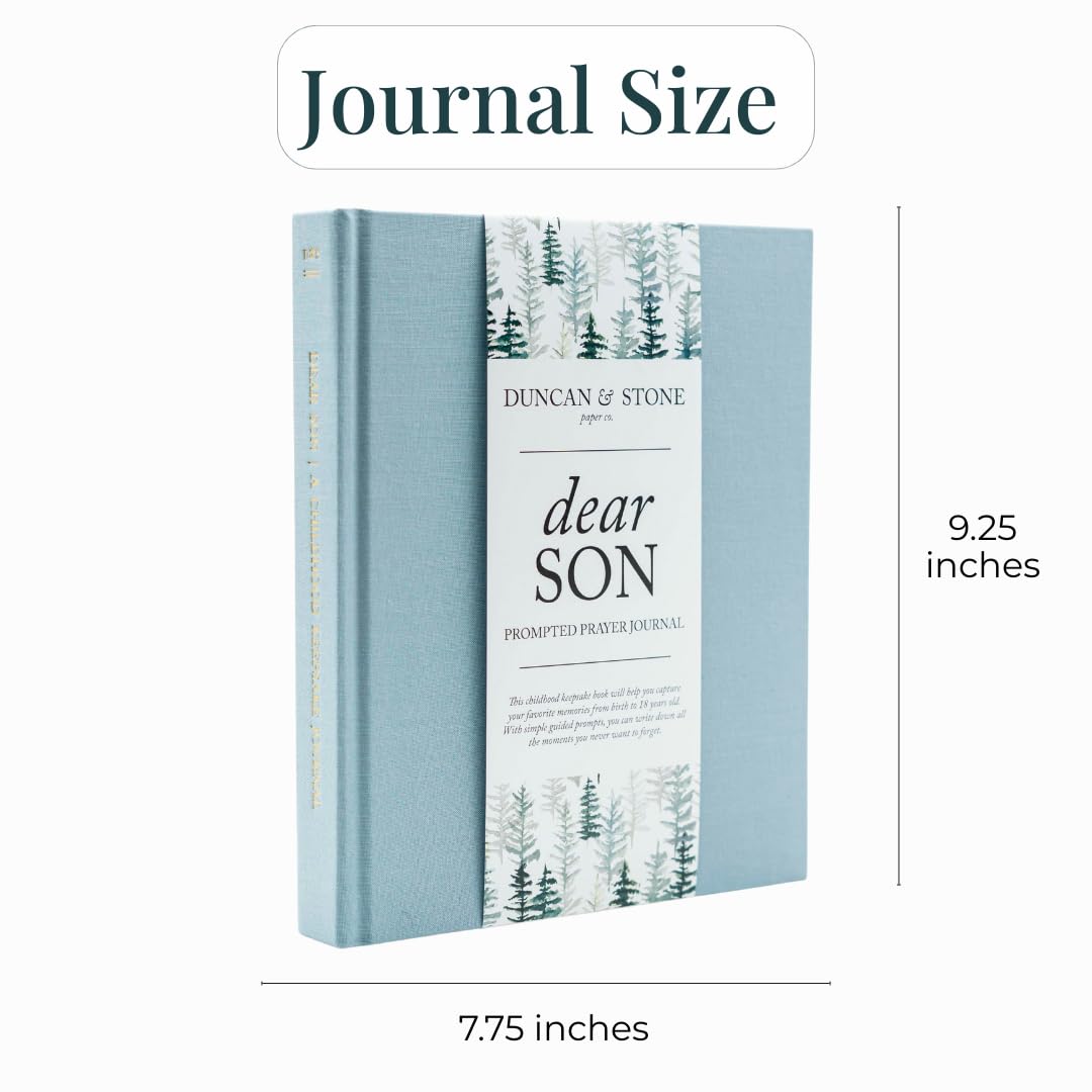 Duncan & Stone memory book hardcover detail, premium feel for long-lasting memories.