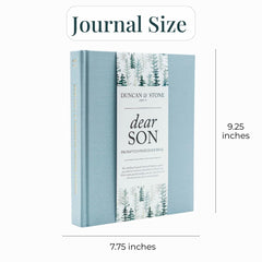 Duncan & Stone memory book hardcover detail, premium feel for long-lasting memories.