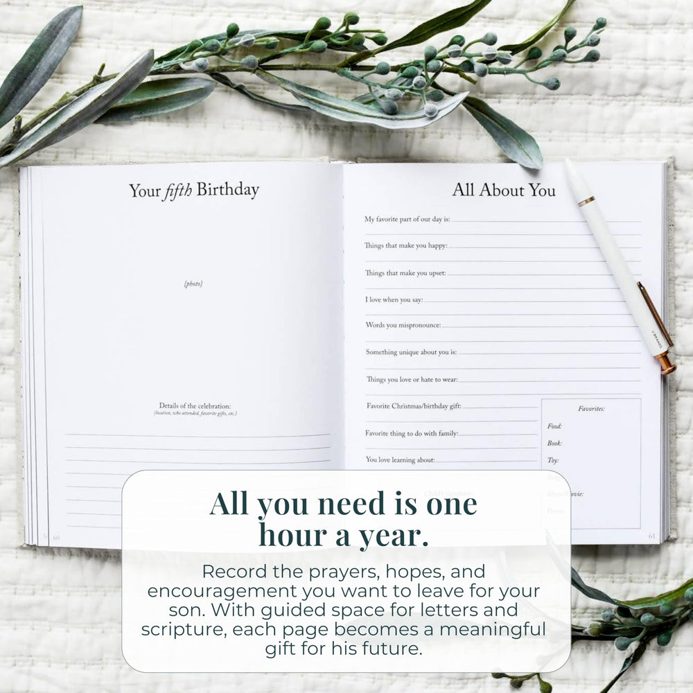 Duncan & Stone memory book paperback detail, bookshelf-ready keepsake and journal option.