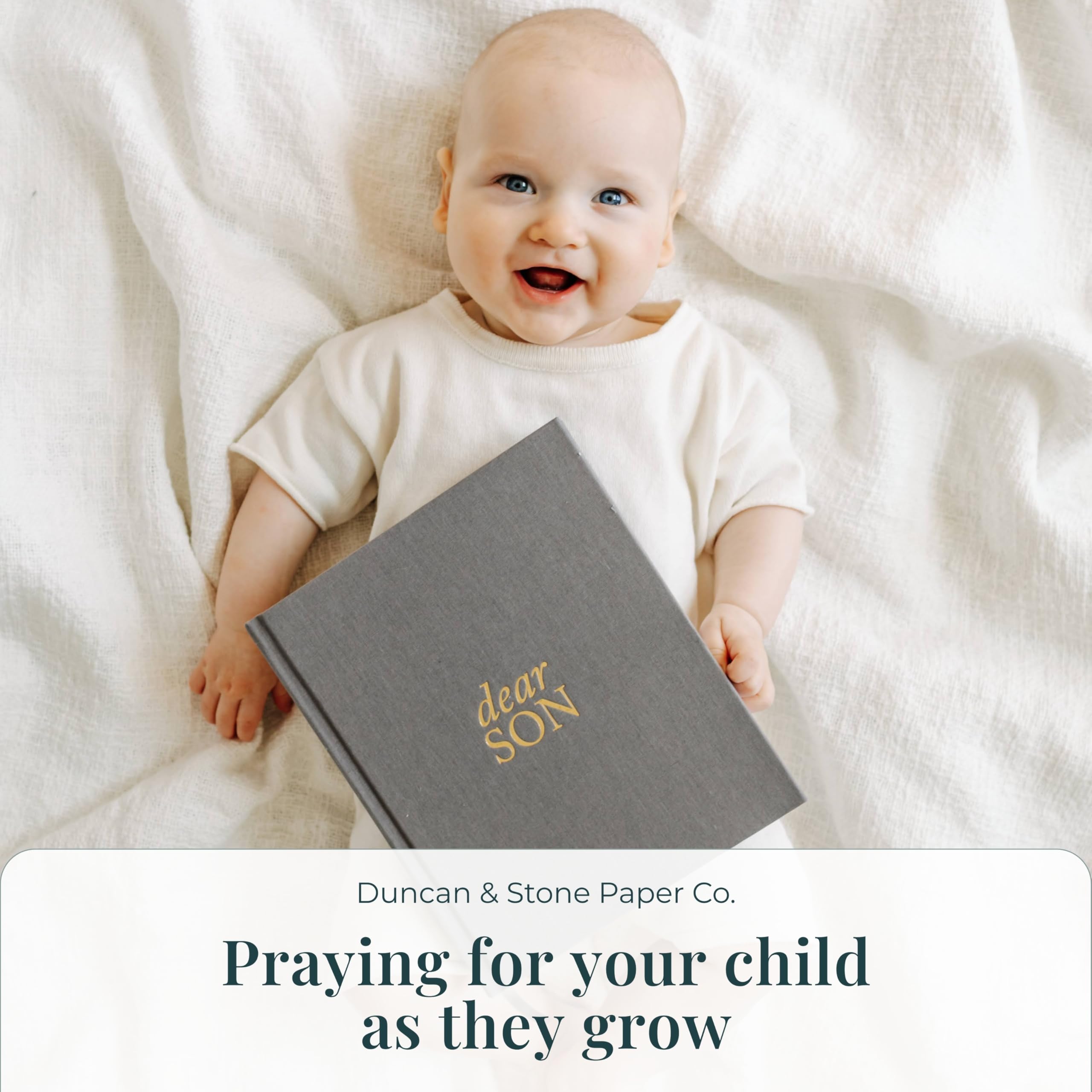 Duncan & Stone photo layout, tidy arrangement for favorite baby photos.