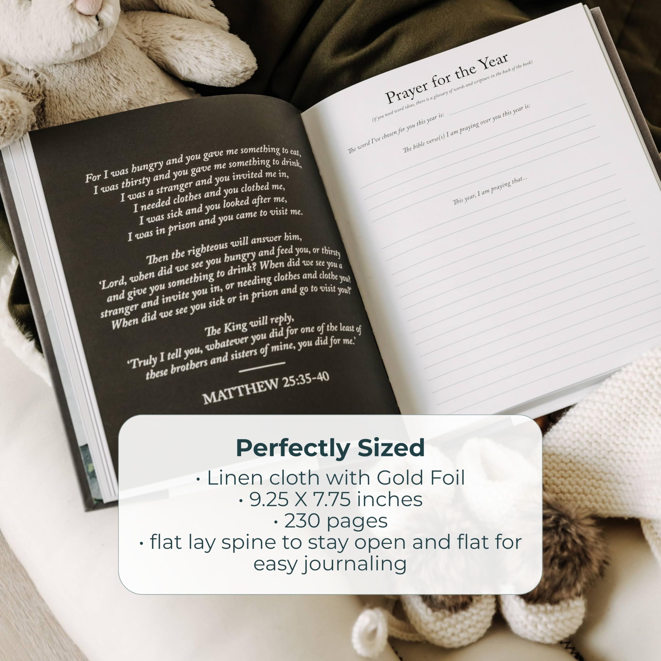 Birth details spread captures early milestones in Duncan & Stone Journal.