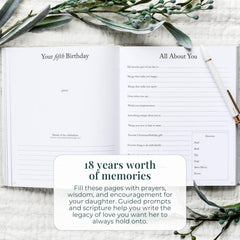 Duncan & Stone Paper Co. Mother Daughter Journal sized 9.25x7.75 inches.