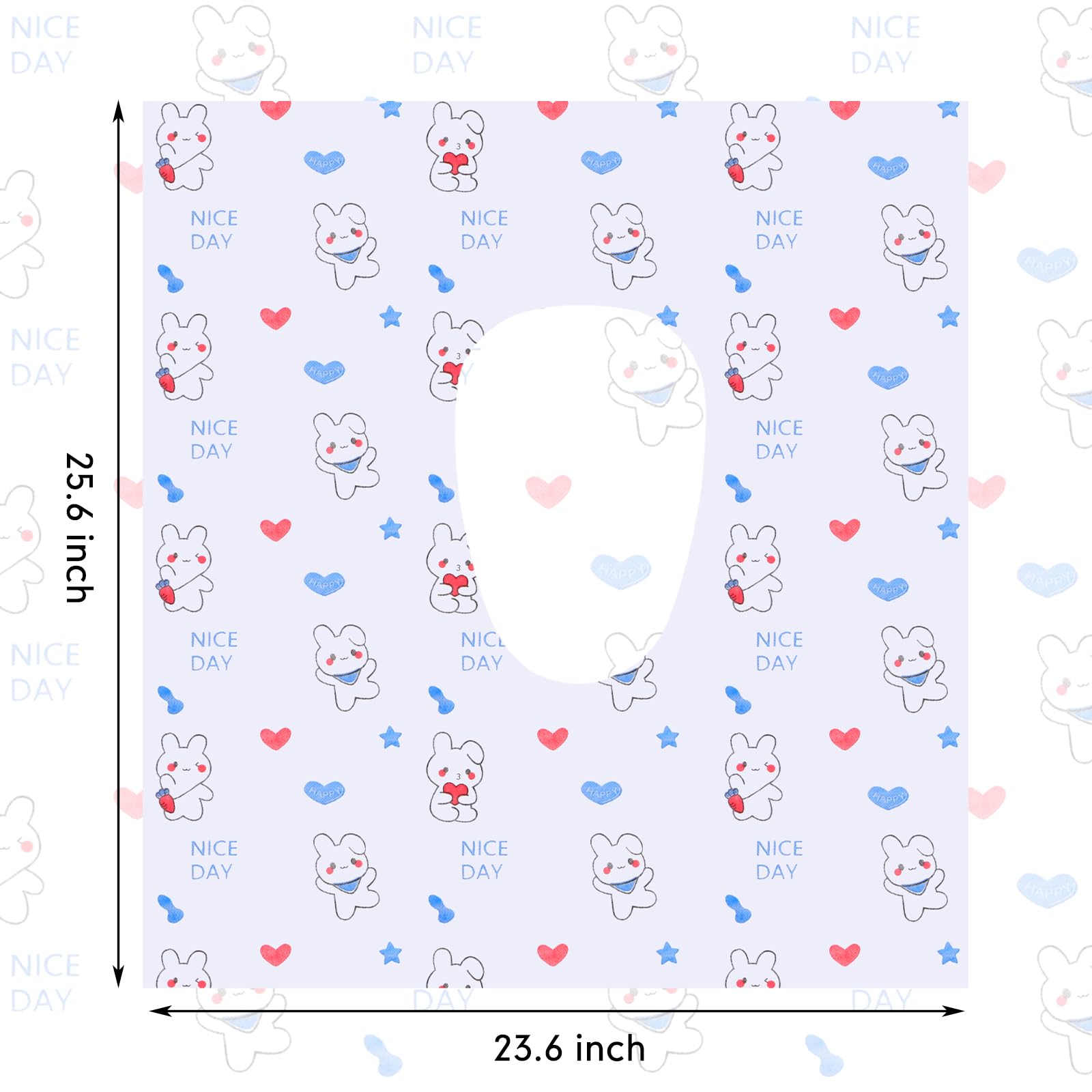 Dunzoom pandas-pattern seat cover, kid-friendly design eases potty time