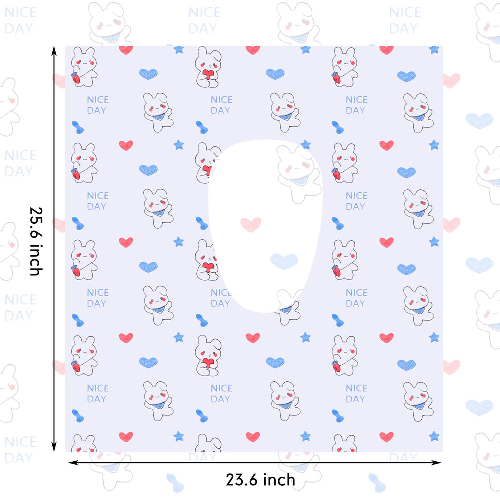 Dunzoom pandas-pattern seat cover, kid-friendly design eases potty time