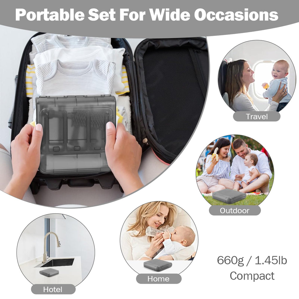 Duoffanny soap-dispenser-storage gray blends convenience with tidy organization, streamlining post-cleanup routines.