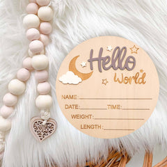 DUOJINSANXI baby announcement pen wooden nib for recording birth details