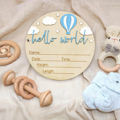 DUOJINSANXI baby announcement pen for recording birth details