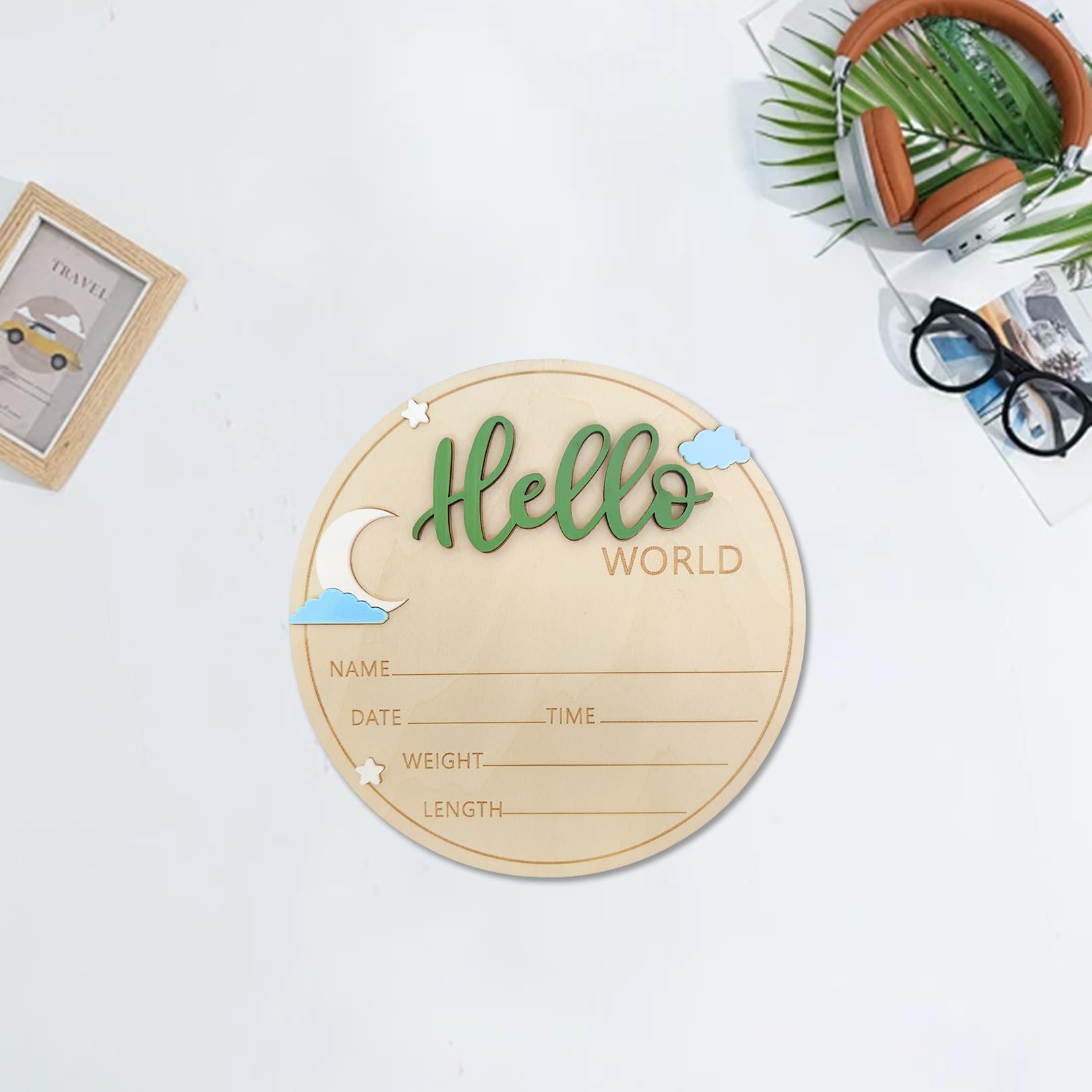 DUOJINSANXI ideal for photos, nursery displays, and milestone memories
