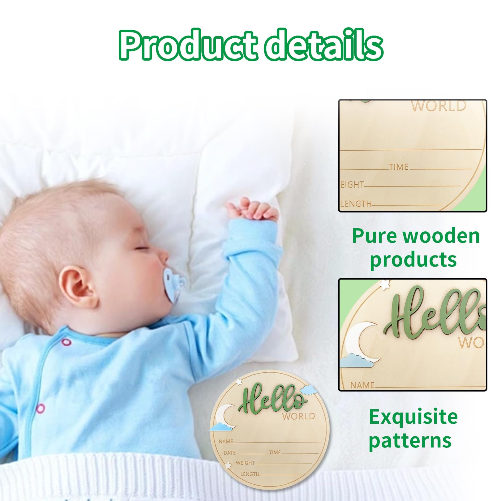 DUOJINSANXI stars and clouds design adds gentle night-sky charm to nursery walls