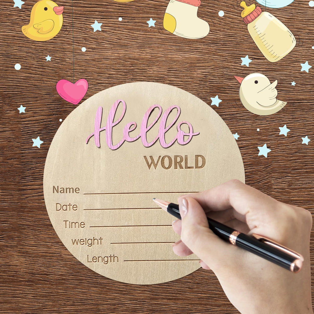 DUOJINSANXI baby nursery wall decor sign enhances room ambiance.