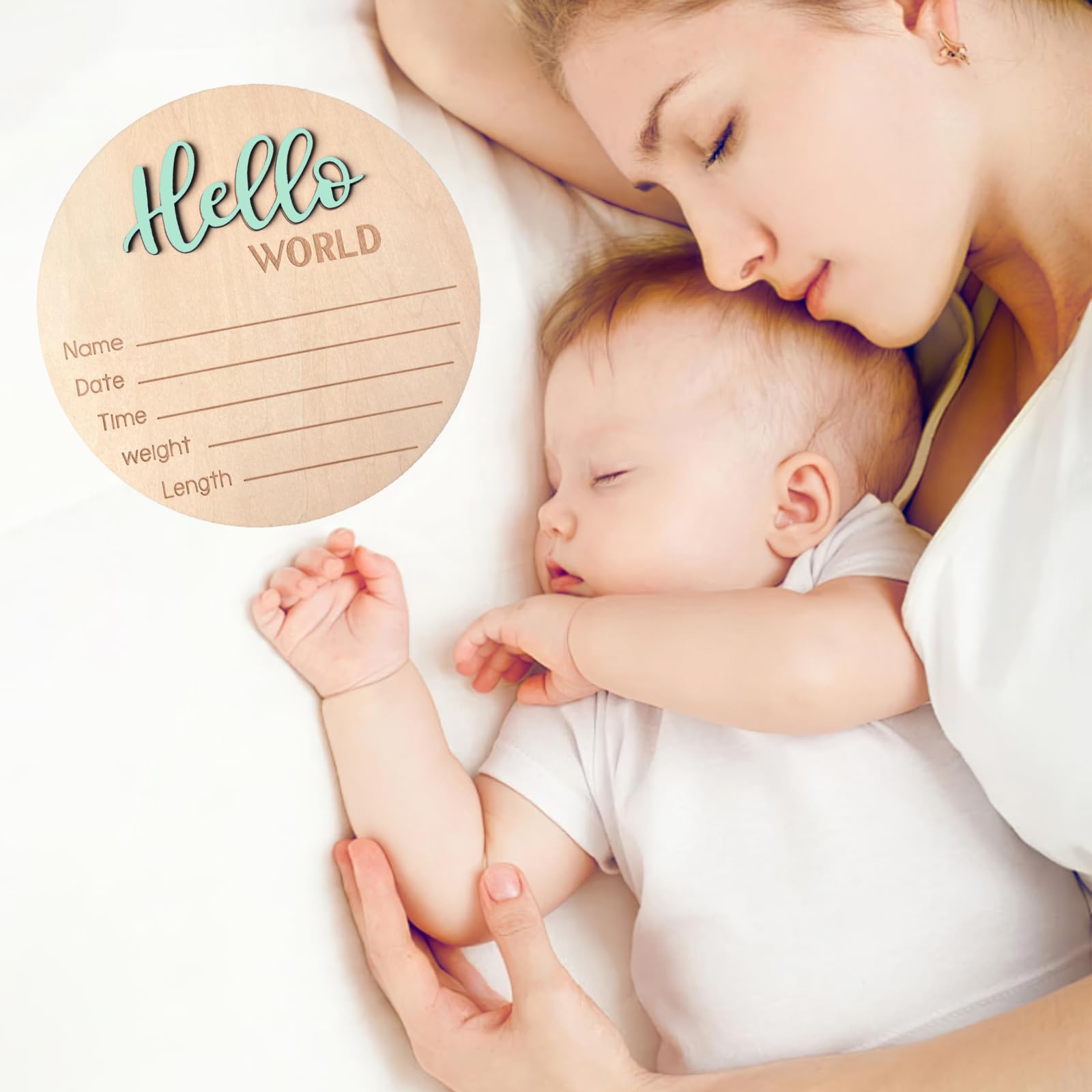 DUOJINSANXI Easy personalization with a marker makes quick, meaningful baby data updates