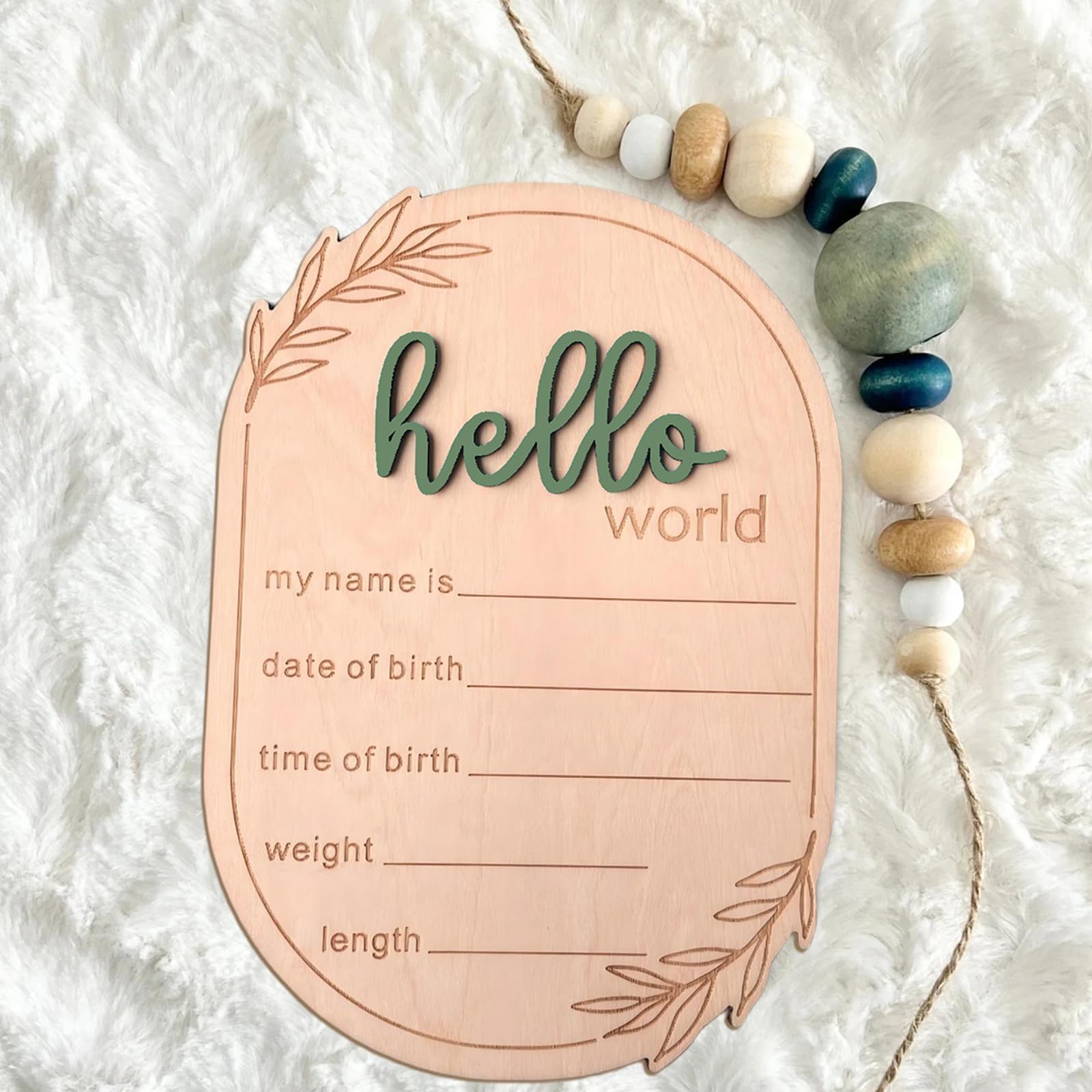 DUOJINSANXI gift-idea-new-mom-sign ideal baby shower keepsake