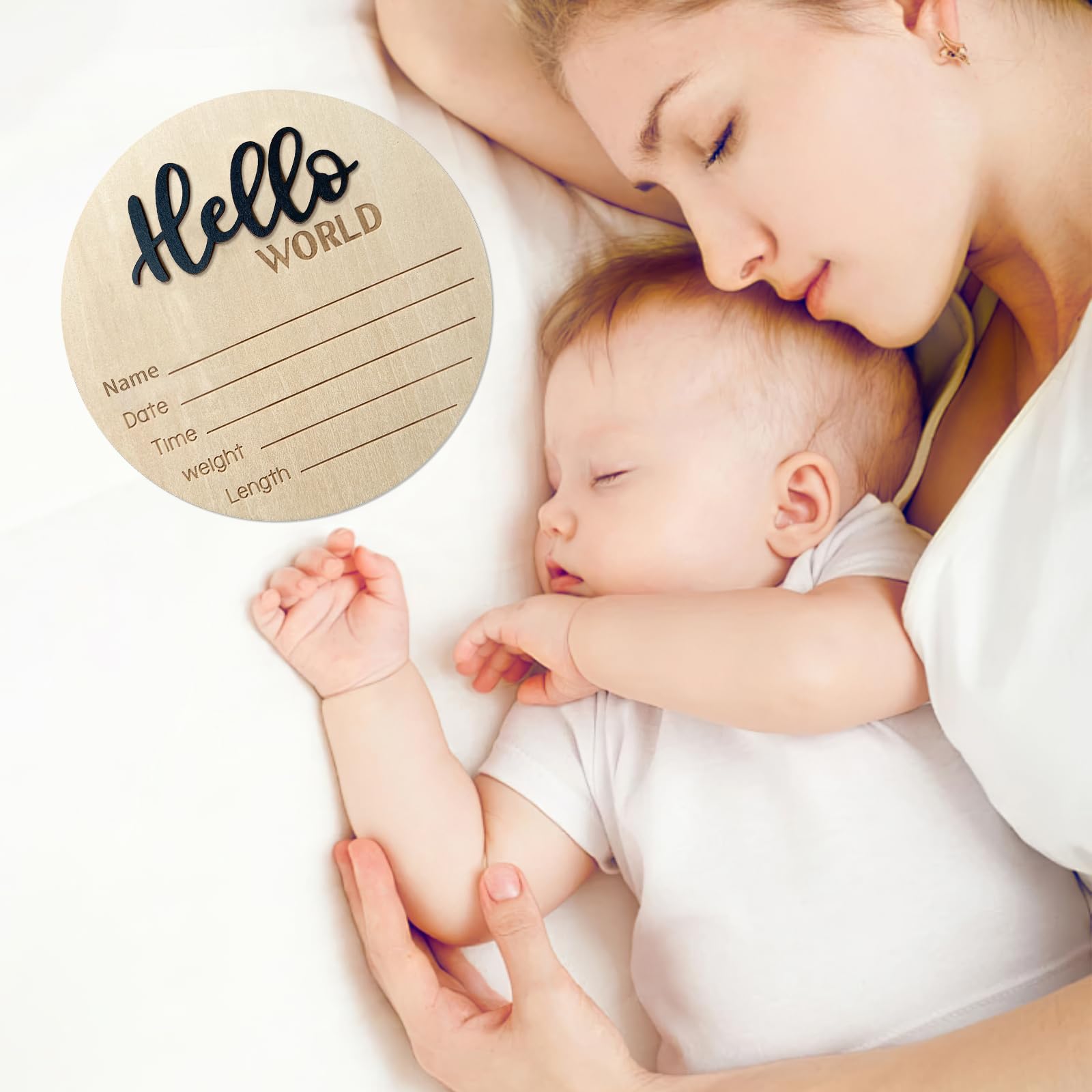DUOJINSANXI long-lasting wooden keepsake for baby memories