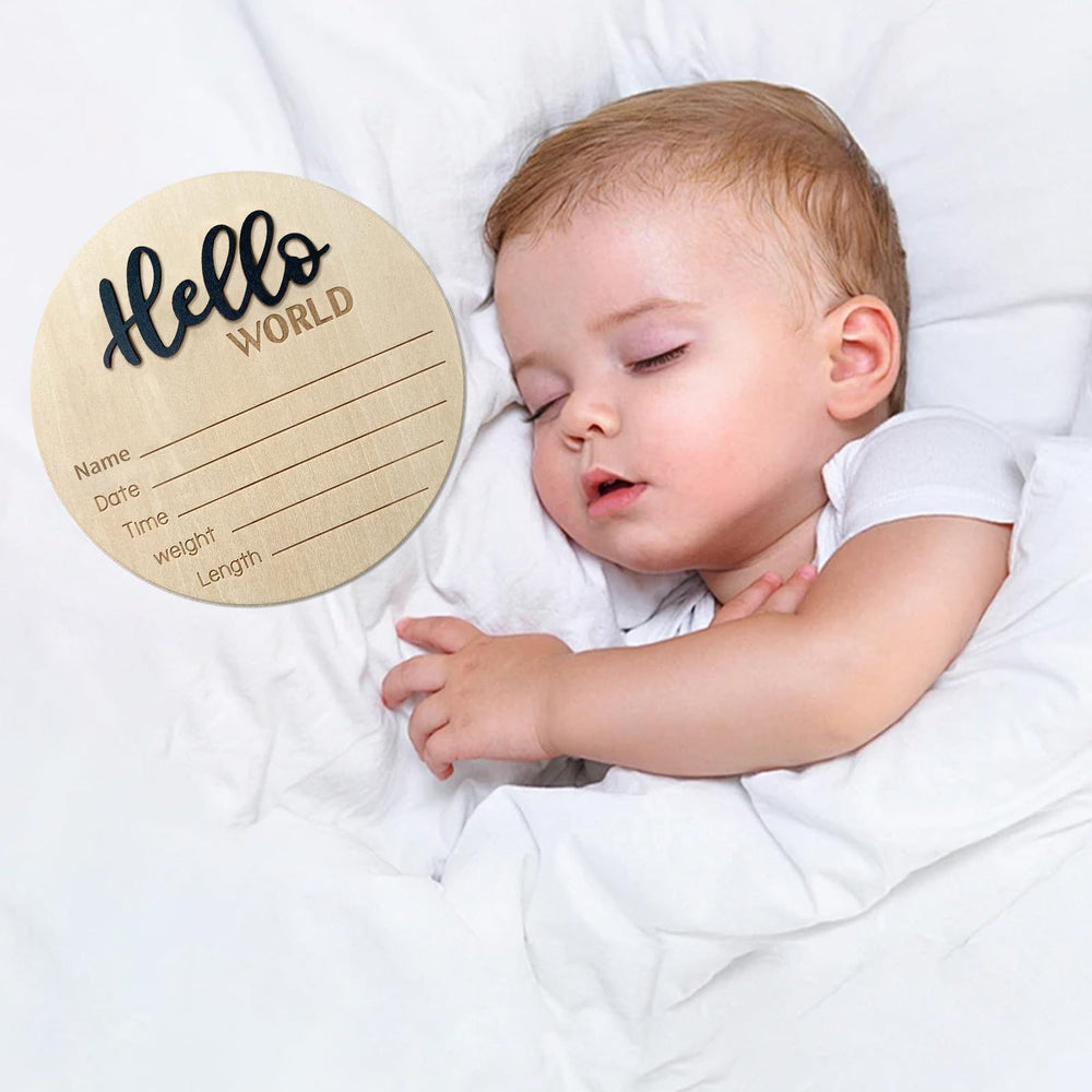 DUOJINSANXI nursery wall decor sign mounted on wall