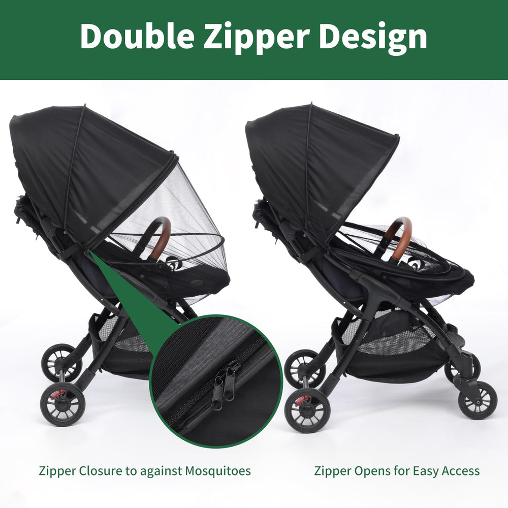 DUOMI two-way zip design allows quick access without removing net.