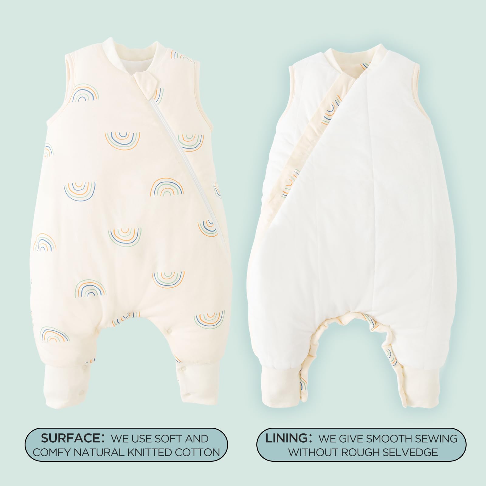 Duomiaomiao cotton interior highlights soft breathable fabric for skin comfort.