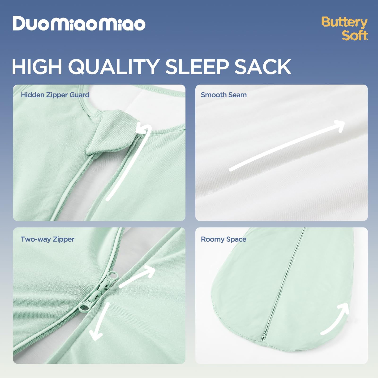 Duomiaomiao collar zipper protector demonstrates chin protection during dressing.