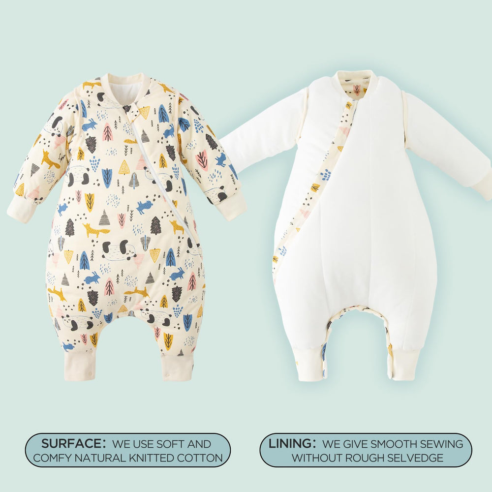 Duomiaomiao roomy leg area supports frog-leg posture and movement