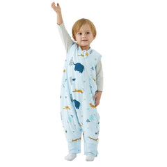 Duomiaomiao toddler sleep sack with side zipper for quick, gentle night-time diaper changes.