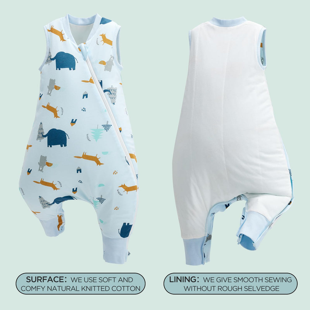 Duomiaomiao 2.5 tog warmth ideal for cooler nights without overheating.