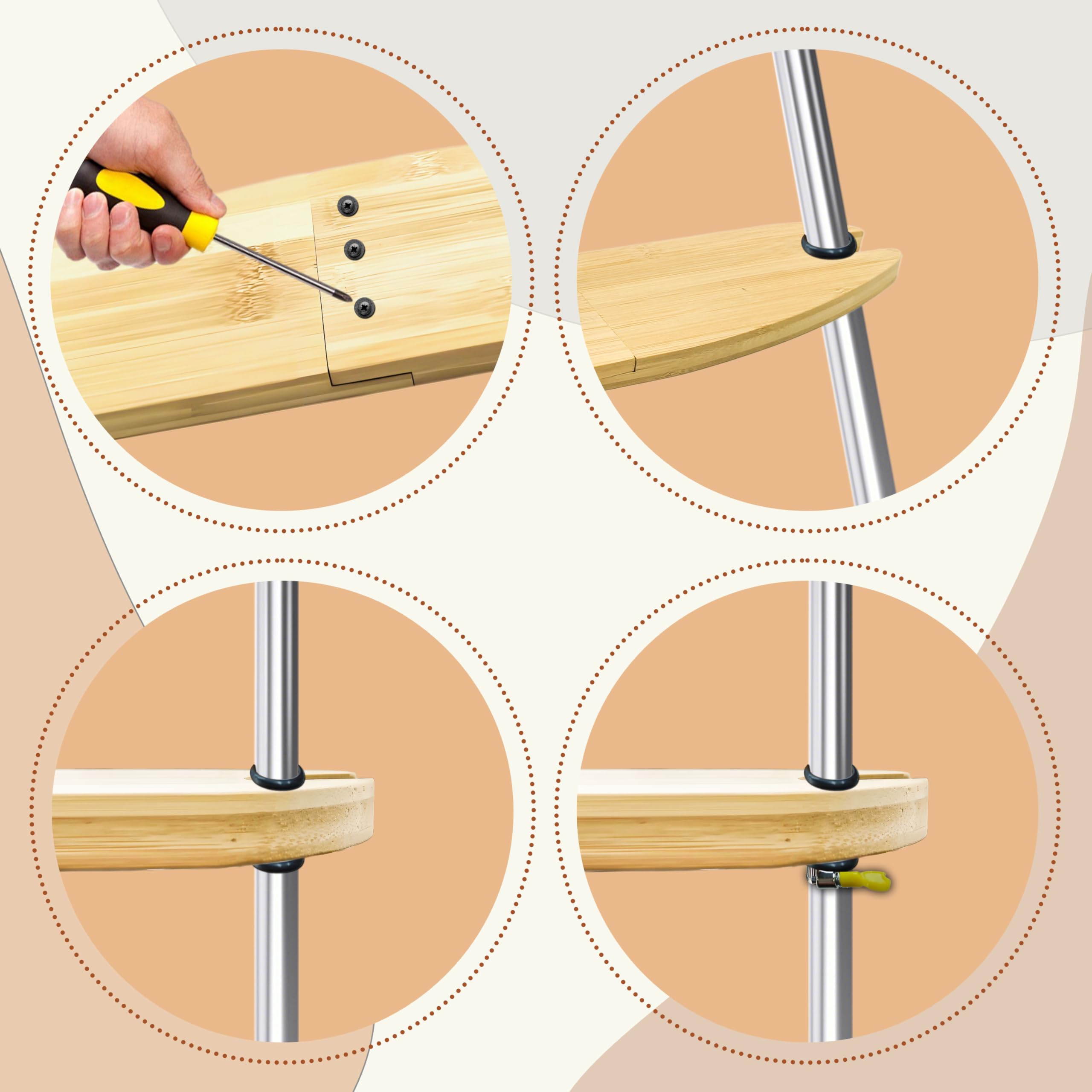 Duomilee half-arc design promotes comfortable foot placement and posture.