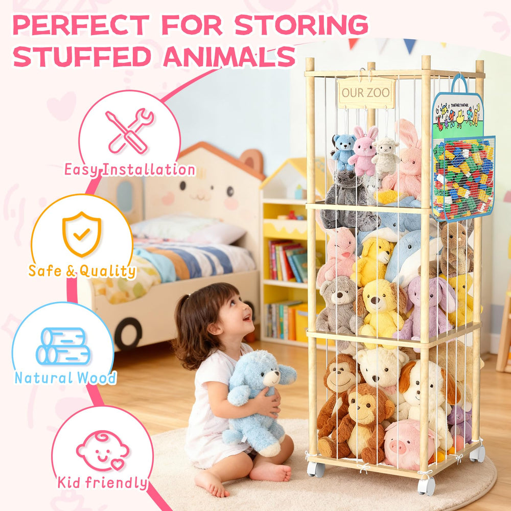 DUOQNY wooden-nameplate-diy-customization invites personalized plush displays.