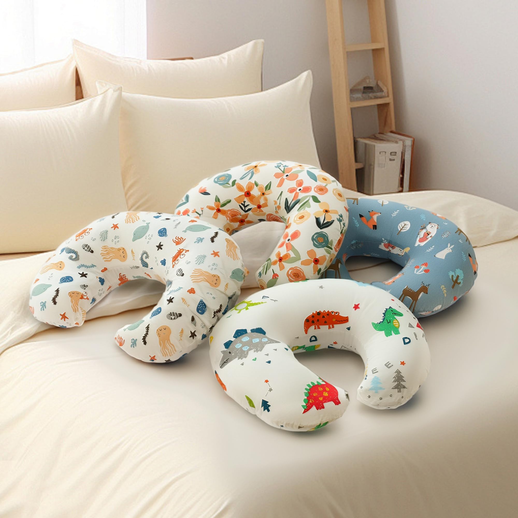DUOSHIDA nursing pillow adjustable height for personalized comfort.