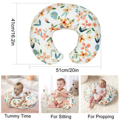 DUOSHIDA nursing pillow shows breathable filling for comfortable baby feeding.