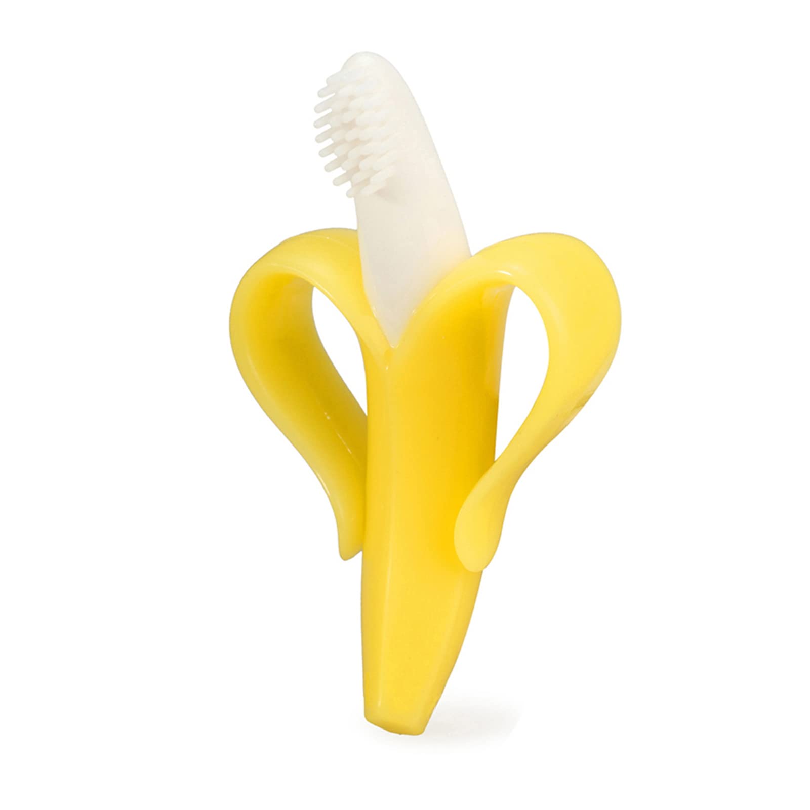 Dupad Story Banana Teether closeup of banana design for teething comfort