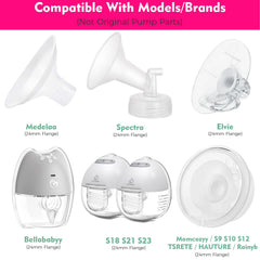 Durceler 18mm insert compatible with Spectra, Medela and Elvie for versatile pumping