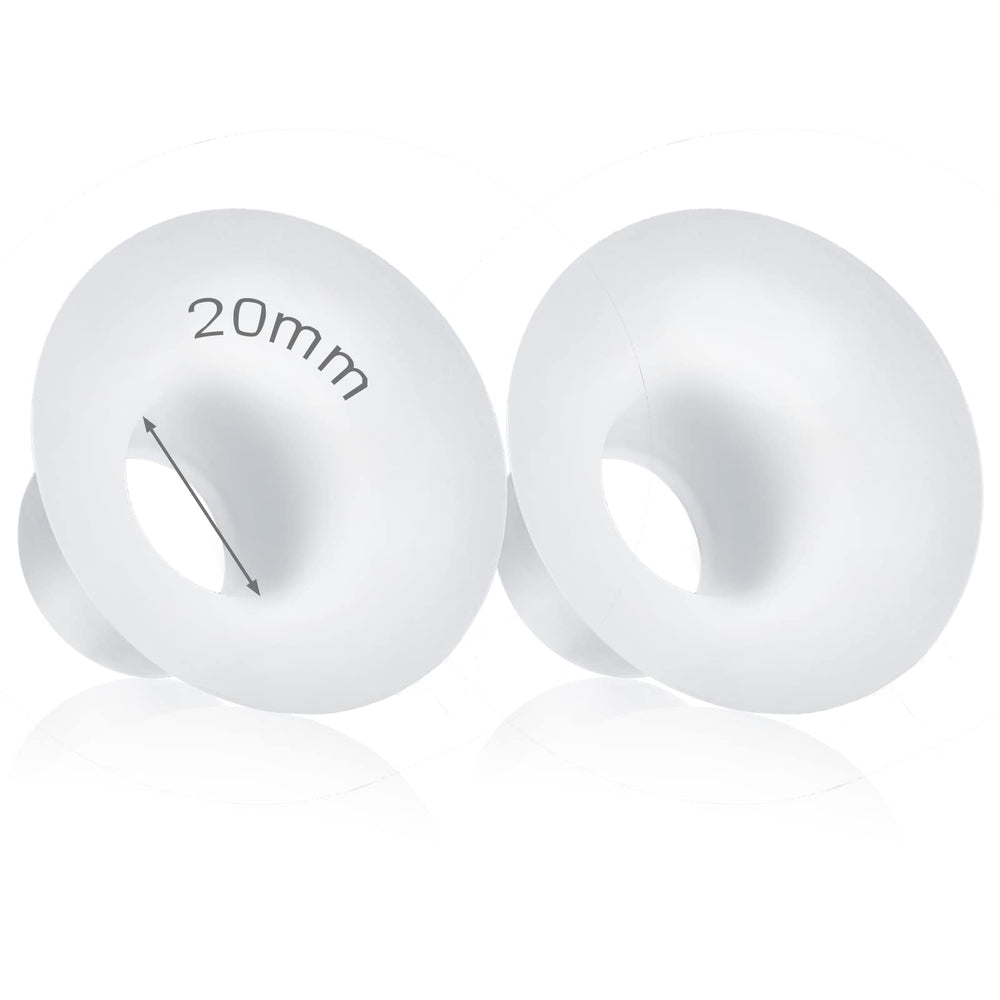 Durceler 20mm insert pack with shield shows improved fit and comfort for pumping.