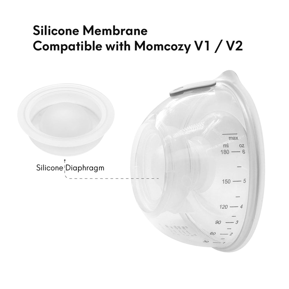 Durceler food-grade silicone diaphragm highlights safe odorless material for pumping.
