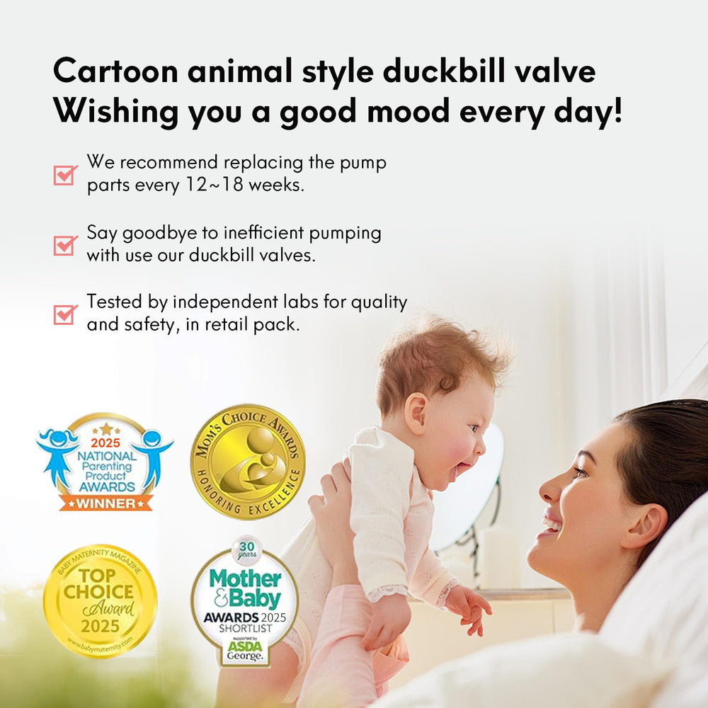 Durceler replacement valve set comes in safety-tested retail packaging.