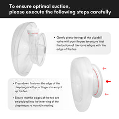Durceler silicone duckbill valve reinforced-tip design improves durability and long-lasting performance.