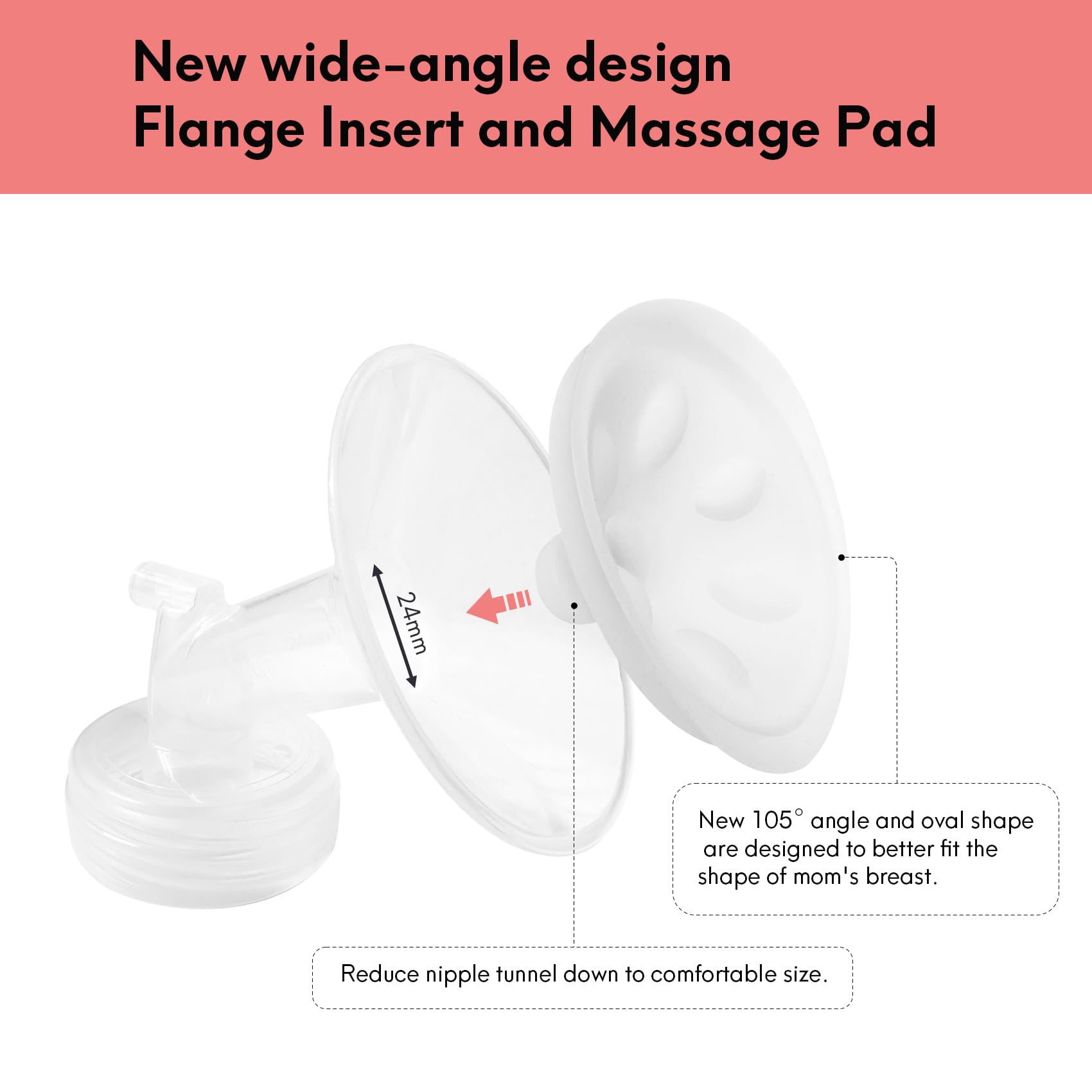 Durceler silicone massage pad close-up showing soft rim for gentle, comfortable pumping sessions.