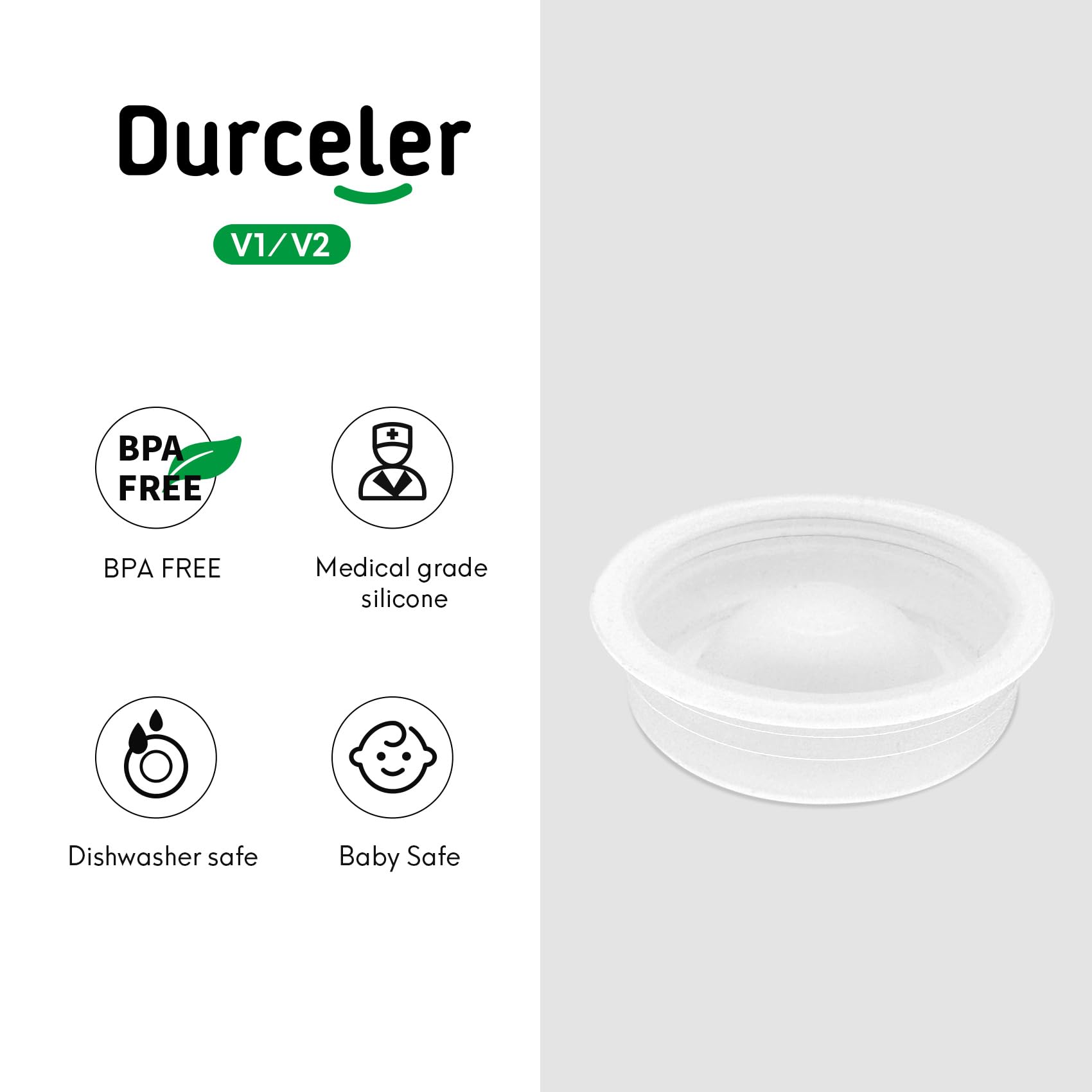 Durceler suction power similar to OEM ensures steady pumping sessions.