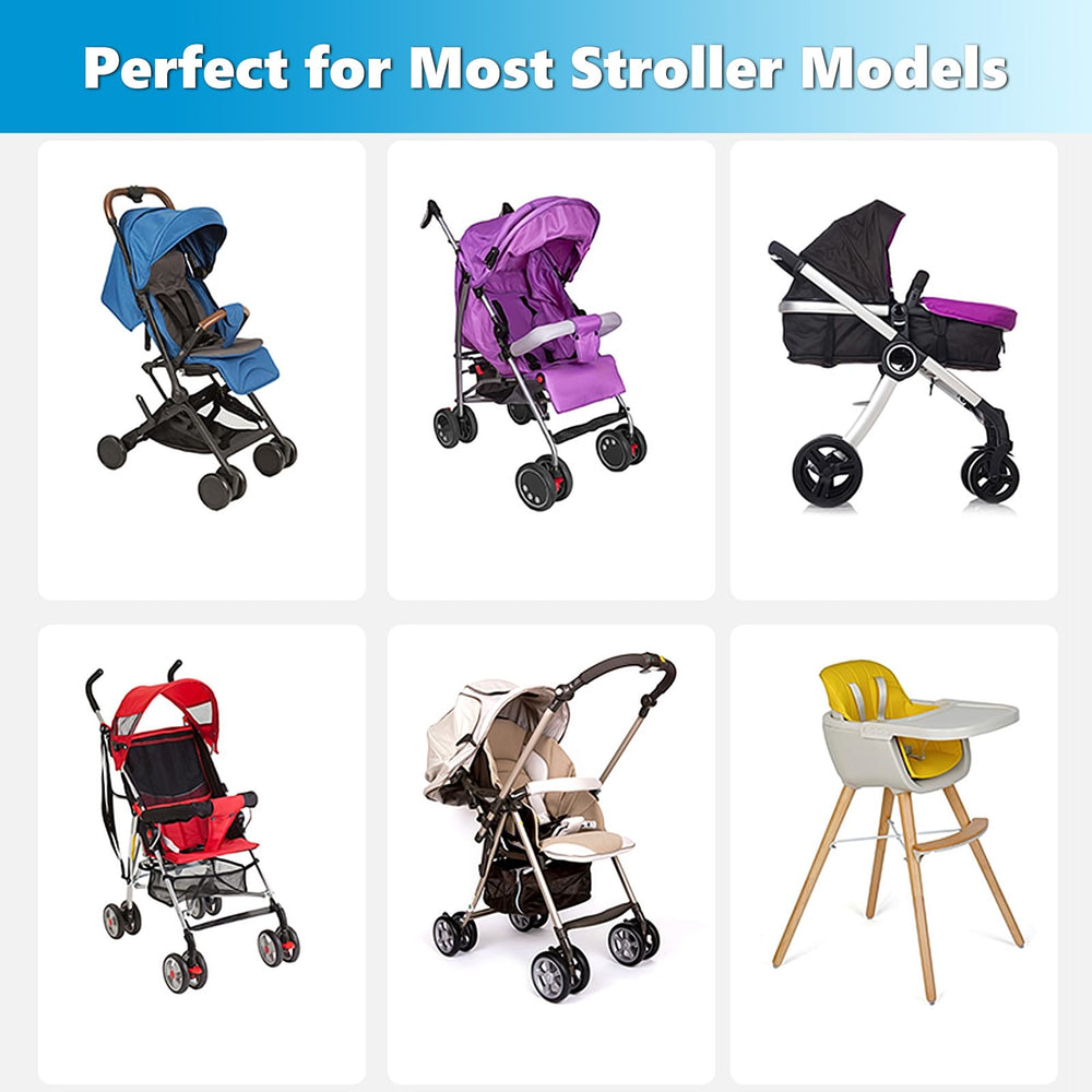 DUSHARKFUN fits most stroller models for simplifying on-the-go parenting