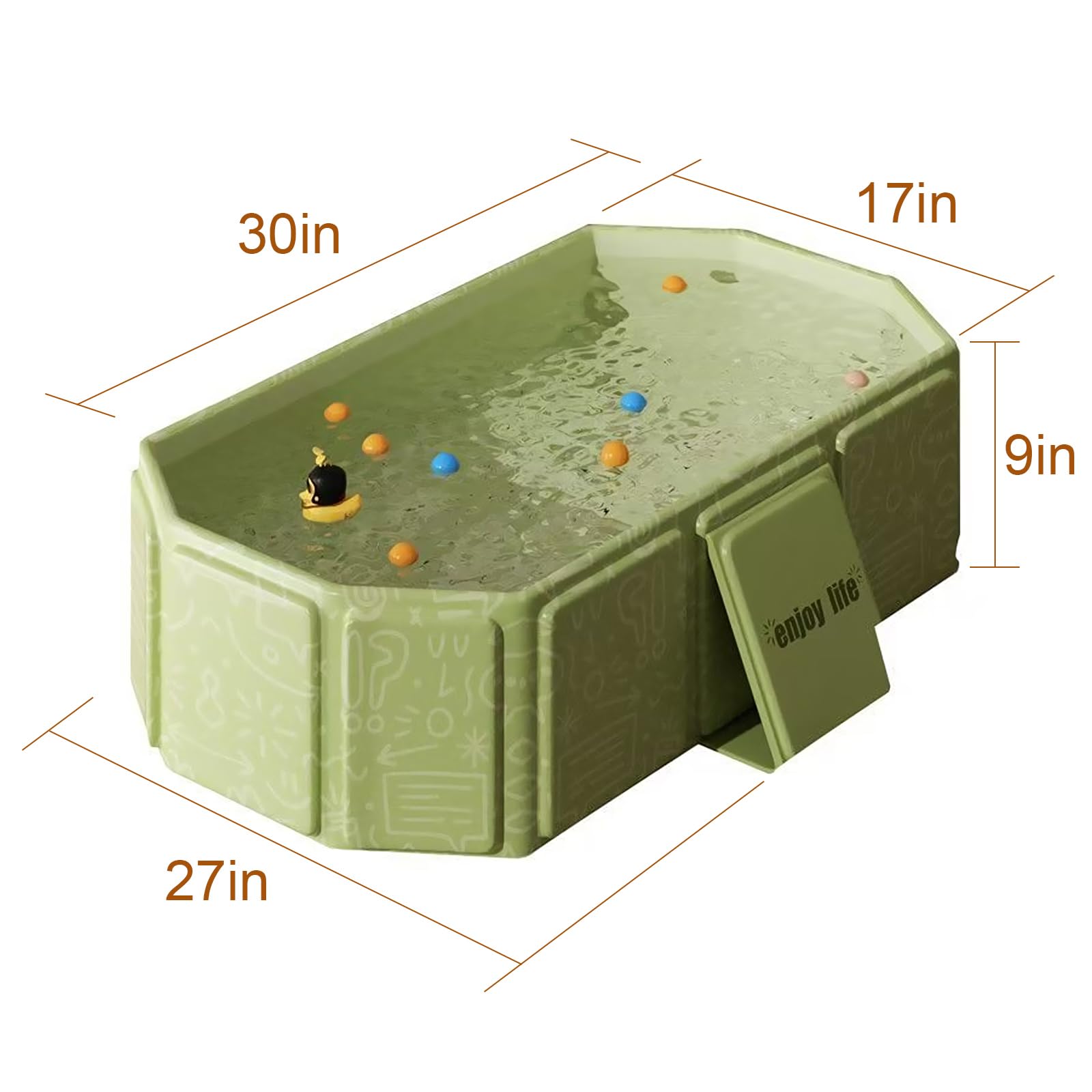 DUSHARKFUN safe-durable-bath ensures hygienic, secure baths.