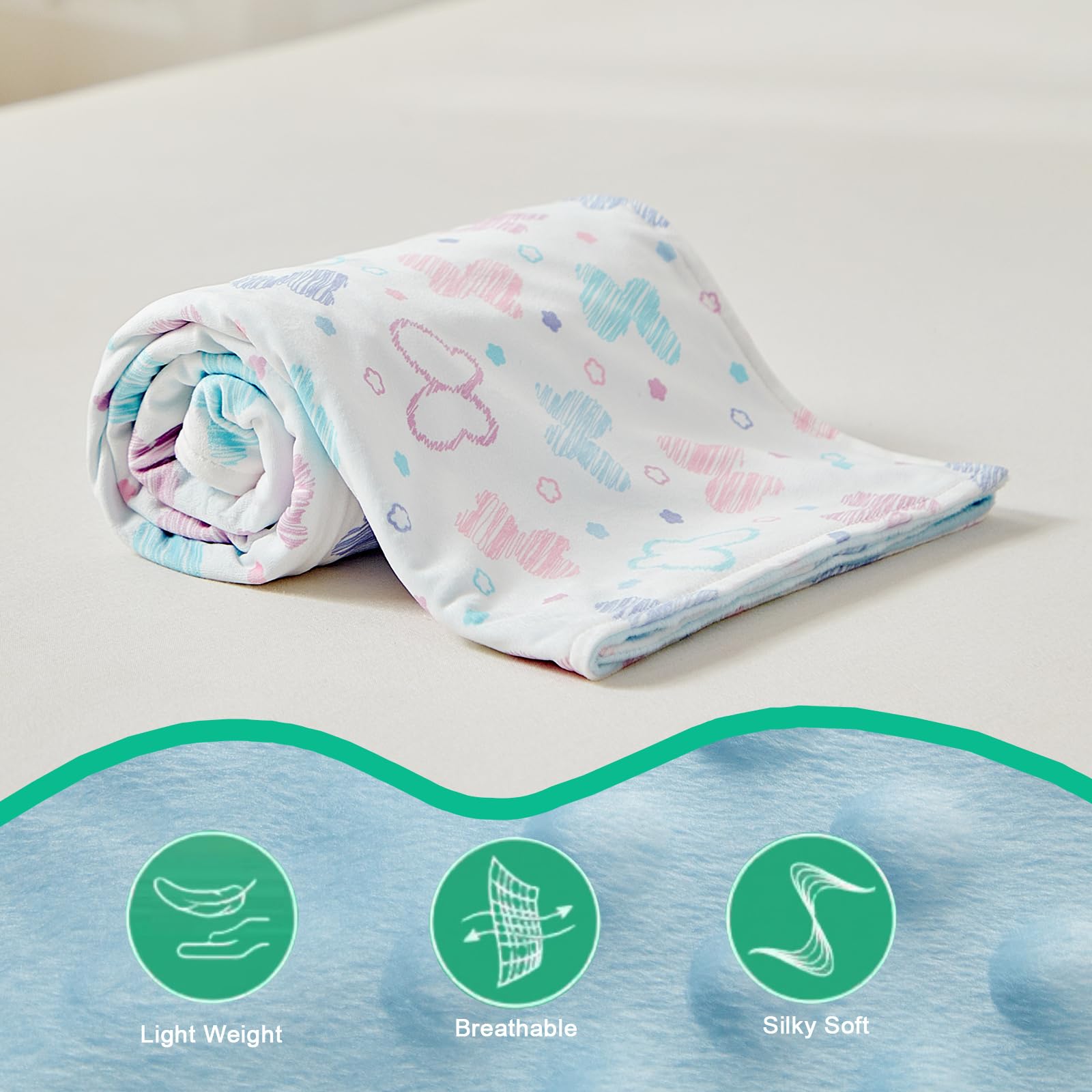 DuShow Butterfly blanket nursery decor complements soft, cozy spaces