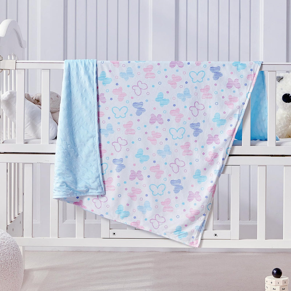 DuShow Butterfly blanket stroller use for on-the-go snuggles