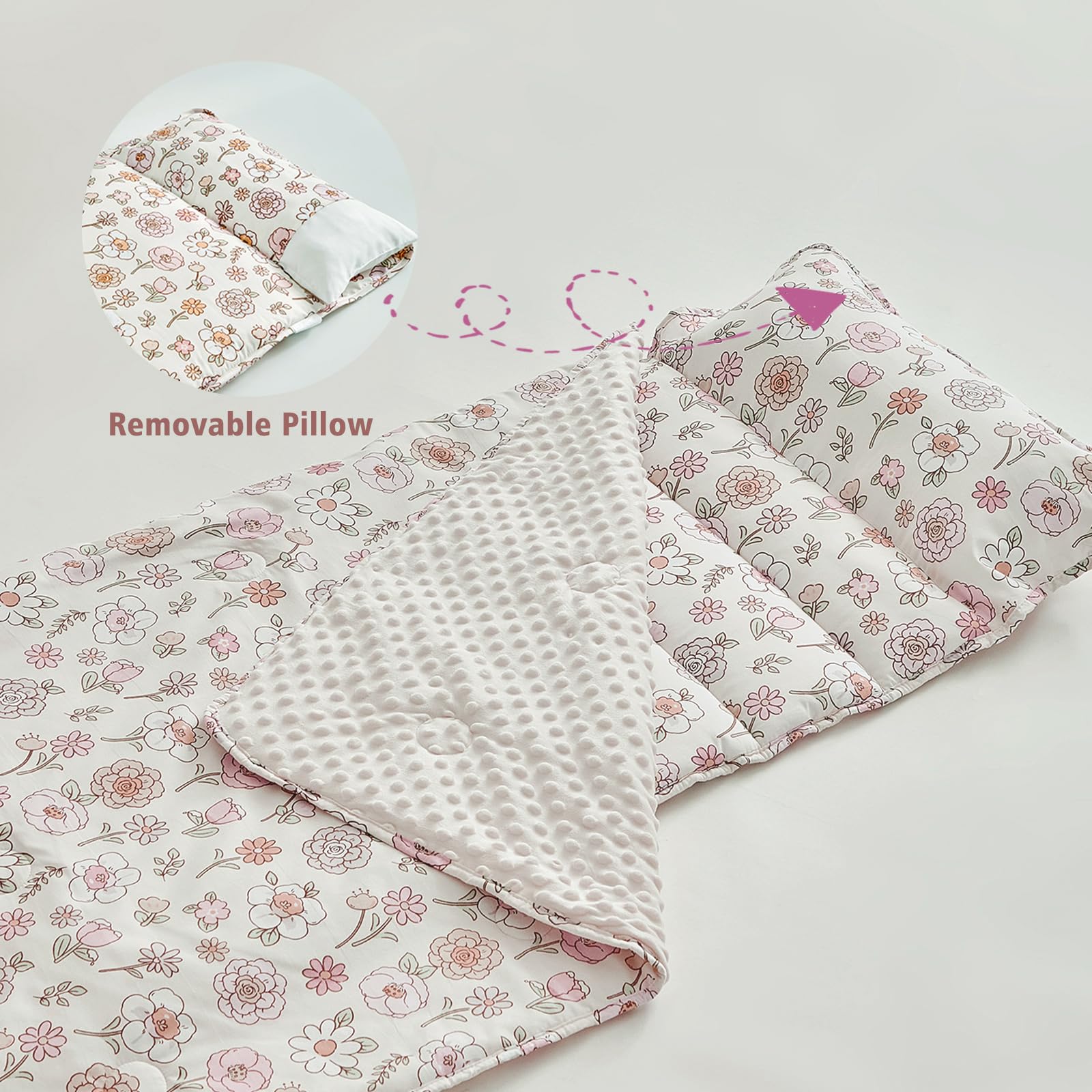 DuShow floral pattern design adds a cute, girl-friendly look for preschool.